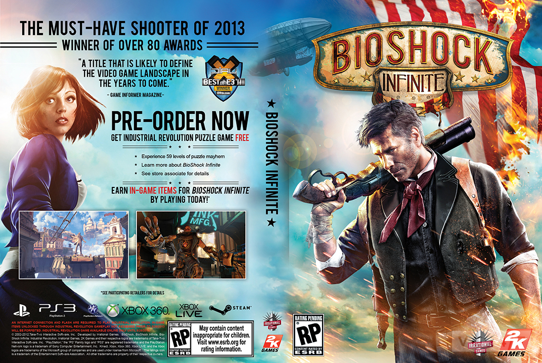 BioShock: Infinite - Hivatalos dobozkép [Update] - GAMEPOD.hu PC / PS3 /  Xbox360 hír